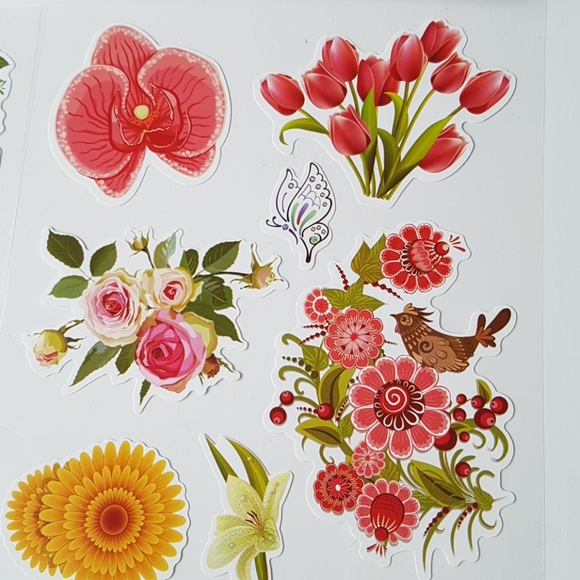 56 pcs Flower Design Thank You Stickers - Picture 10 of 17